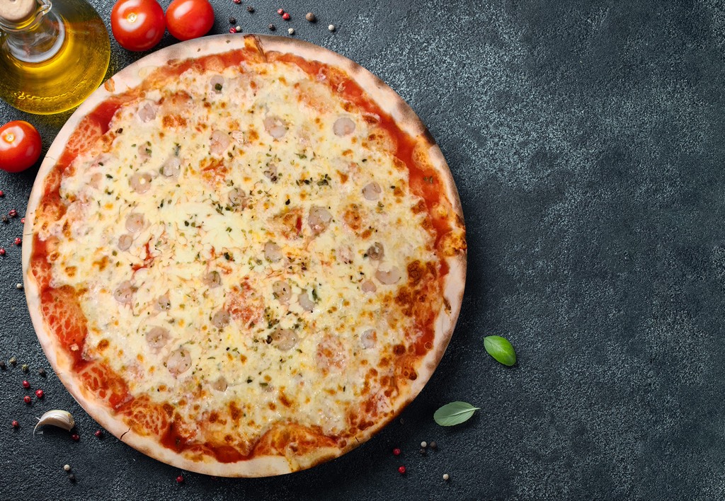 Pizza Gamberetti - Pizzeria Don Carlo Calella