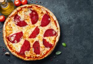 Pizza Salami - Pizzeria Don Carlo Calella